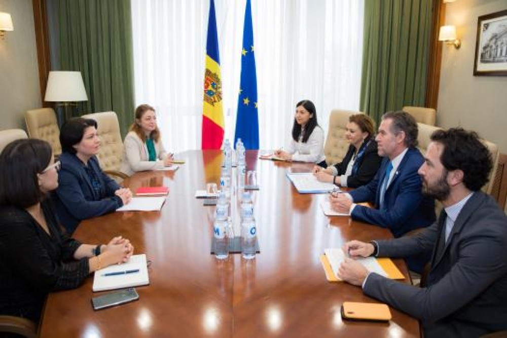 Natalia Gavrilița a discutat cu reprezentanții UNFPA, Ib Petersen și Nighina Abaszadeh